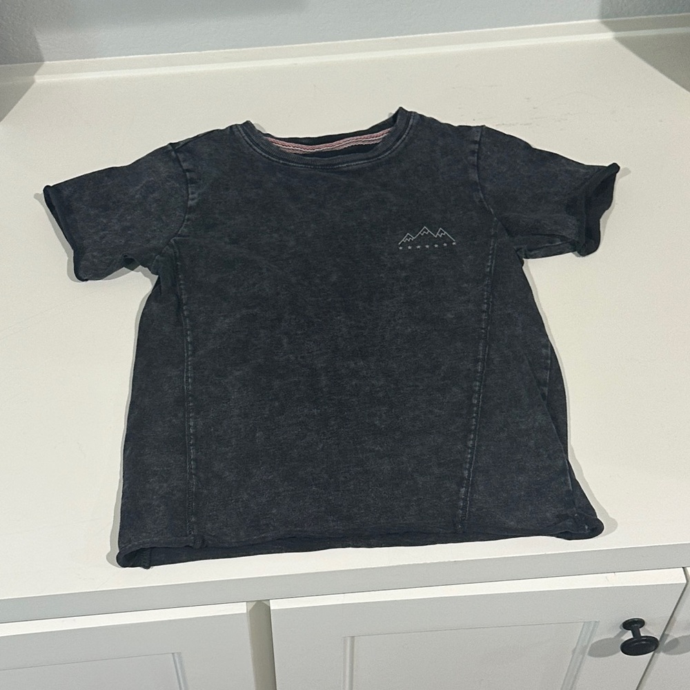 Kids Black Graphic Tee